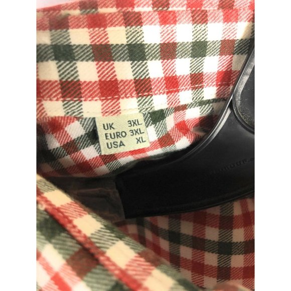 Barbour Men's XL Long Sleeve Button Up Multicolor Cotton Casual Adult Shirt A9 - Picture 4 of 6